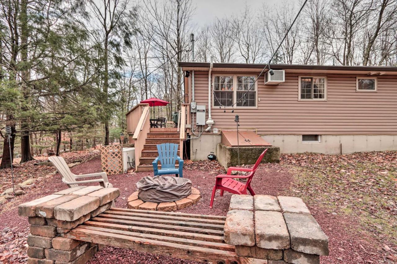 Poconos Home With Game Room Walk To Lake Harmony! Extérieur photo