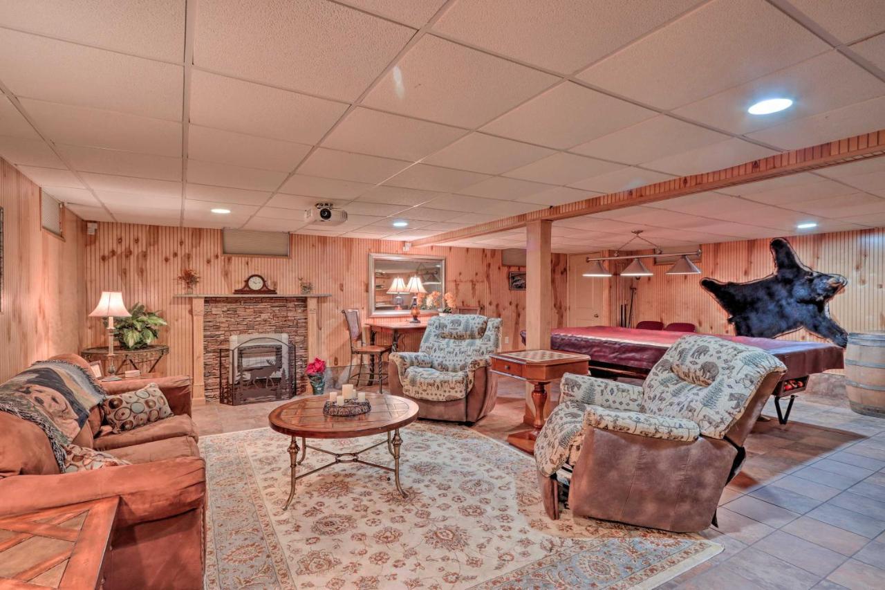 Poconos Home With Game Room Walk To Lake Harmony! Extérieur photo